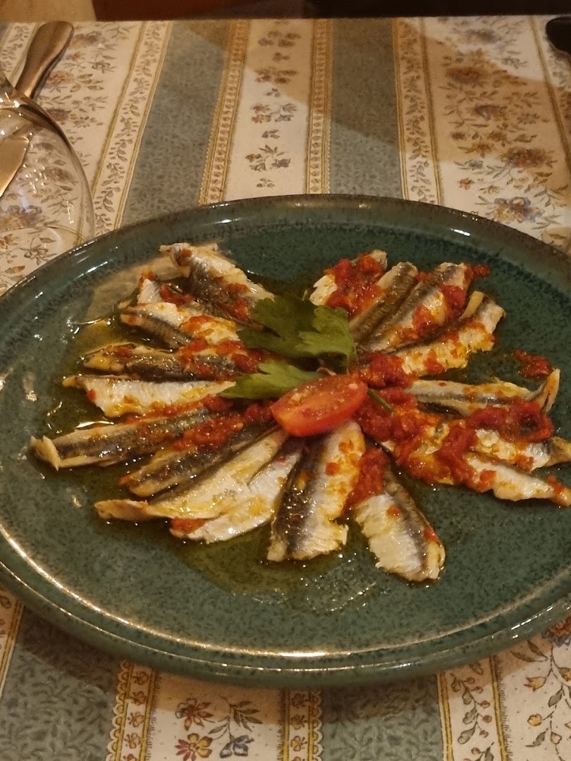 Sardines dressées dans une assiette